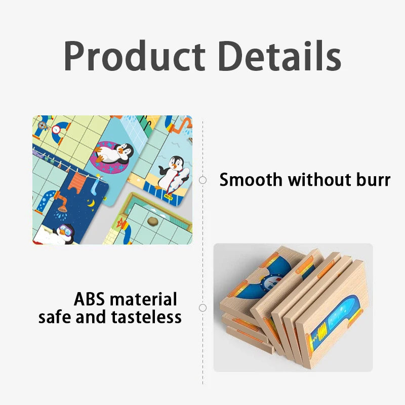 Kid Maze Jigsaw Toy &ndash; Boosts Kids Logic And Family Bonding