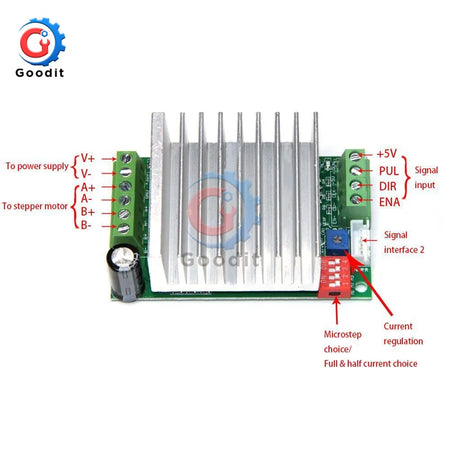 TB6600 Stepper Motor Driver &ndash; High Efficiency Control for CNC Projects Default Title