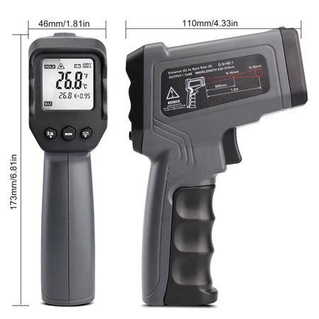 Kaemeasu Handheld Infrared Thermometer Noncontact Laser