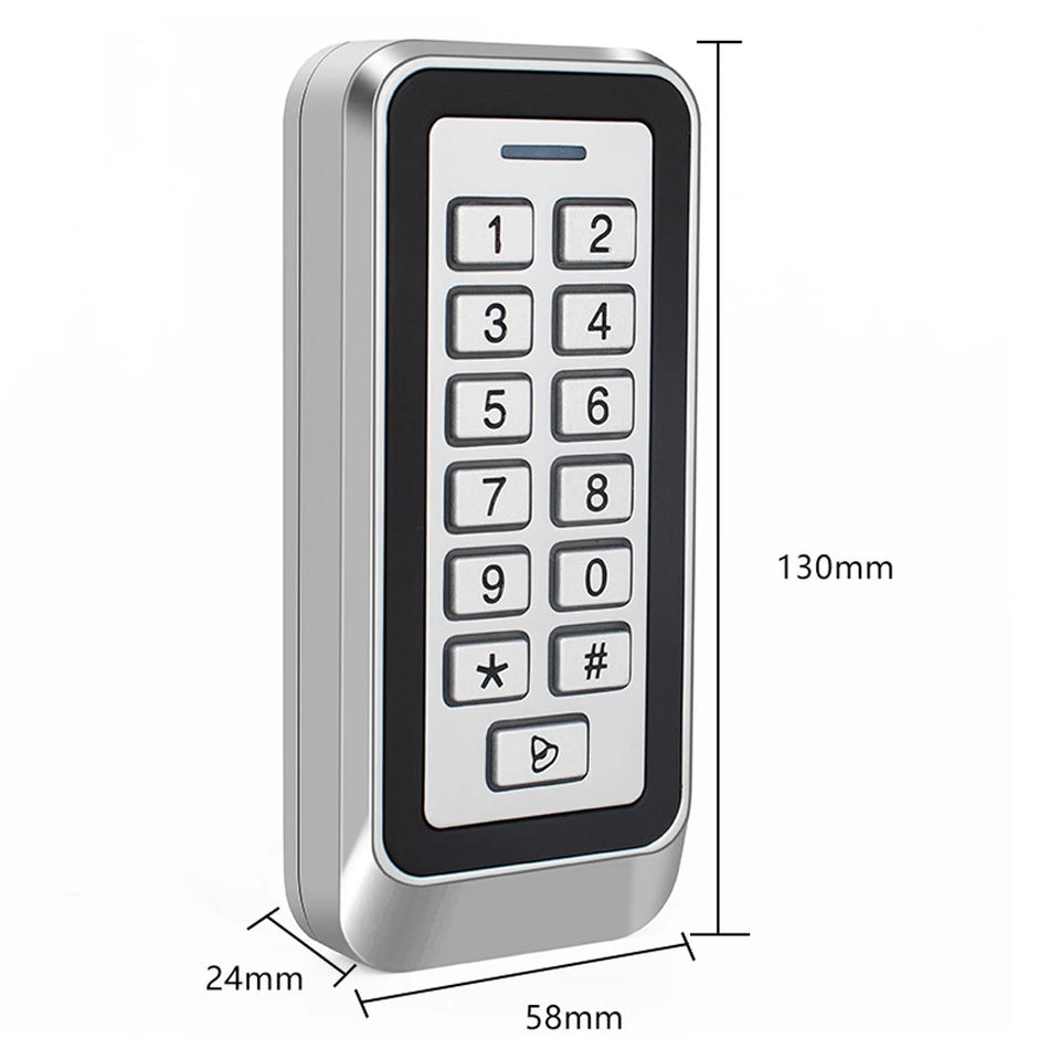 IP66 RFID Door Access Reader &ndash; Backlit Keypad 1000 User