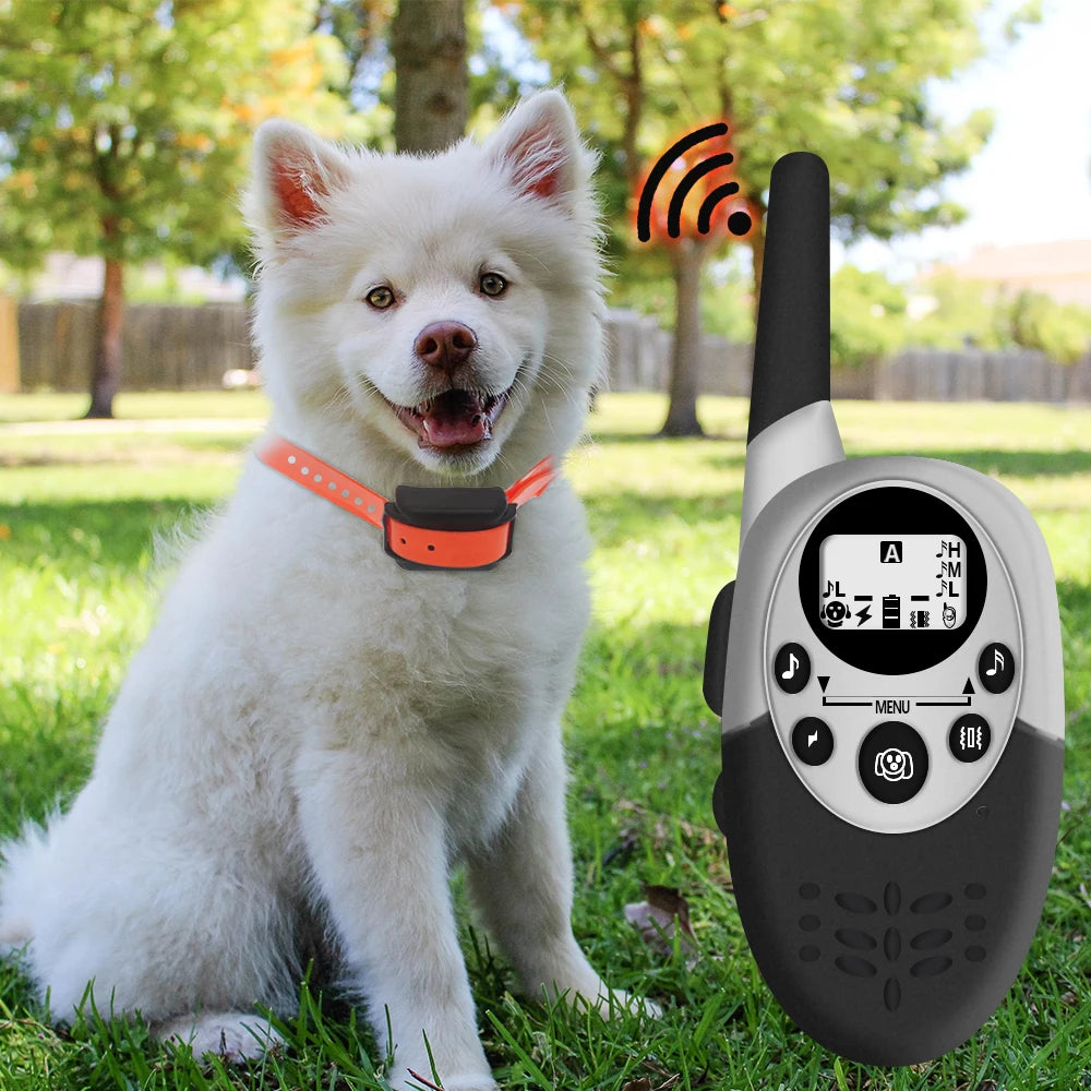 PT092 &ndash; Waterproof 1000m Range Rechargeable Dog Collar