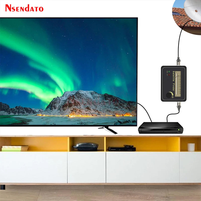 Digital satfinder Satellite Finder signal meter Meter for FTA LNB DIRECTV Signal Pointer SATV Satellite TV Receiver Sat finder