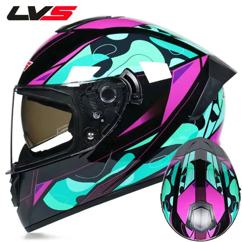 Full Face Racing Helmet Winter Visor &ndash; Double Visor Warmth 4 / L