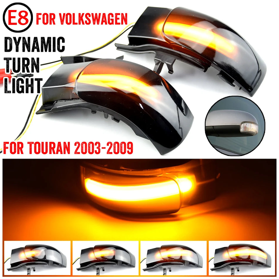 Dynamic LED Turn Signal Lights For VW Touran 2003-2009