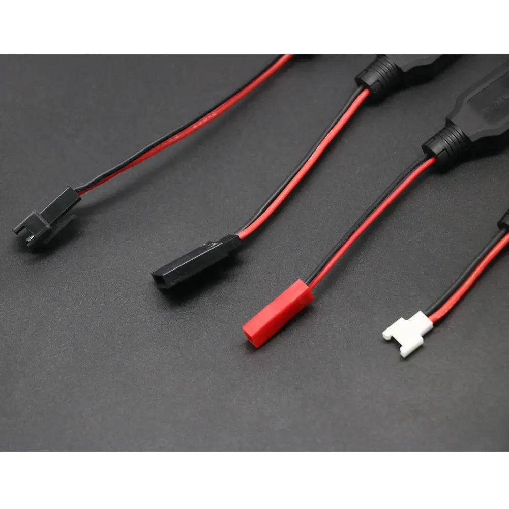RC USB Charging 3.7V Lithium Battery Charger Cable USB to JST/SM/Futaba Plug for 3Rc Drone Quadcopter by InterCyprus Trading Ltd