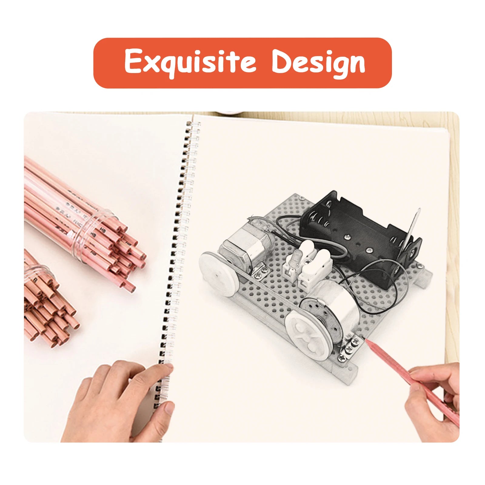 Mini Toy Generator DIY STEM Toy Kit: Mini Electric Generator and Motor for Kids’ Science ...