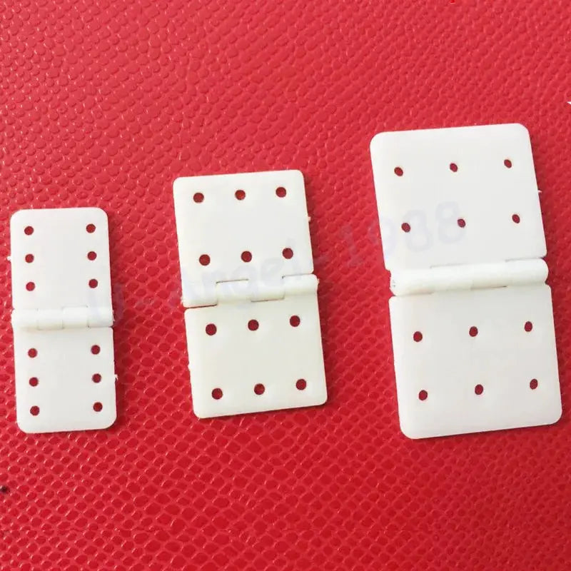 20pcs/lot Nylon & Pinned Hinge 20x36mm 16x29mm 12x24mm For RC Airplane Plane Parts Model Replacement by InterCyprus Trading Ltd