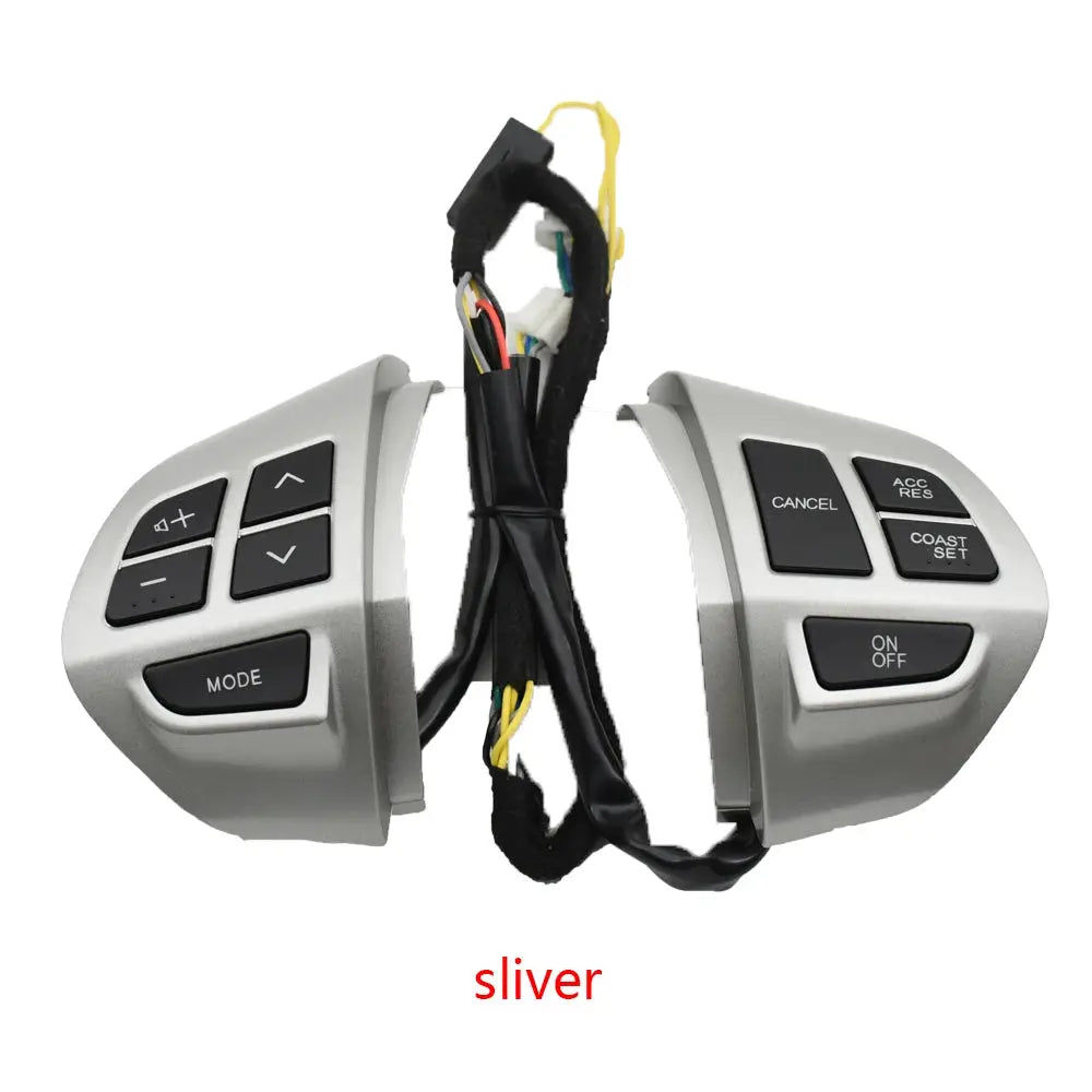 Multifunction Steering Wheel Button Cruise Control Switch (4 Colors Available) for MITSUBISHI LANCER OUTLANDER ASX 2007 - 2011 by InterCyprus Trading Ltd