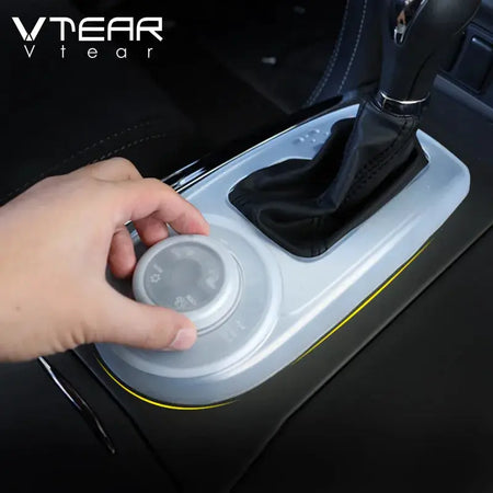 Vtear For Nissan Patrol Y62 Infiniti Qx80 Armada Gear Shift Panel Cover Soft Rubber Interior Dustproof Gear Box Accessories Auto by InterCyprus Trading Ltd