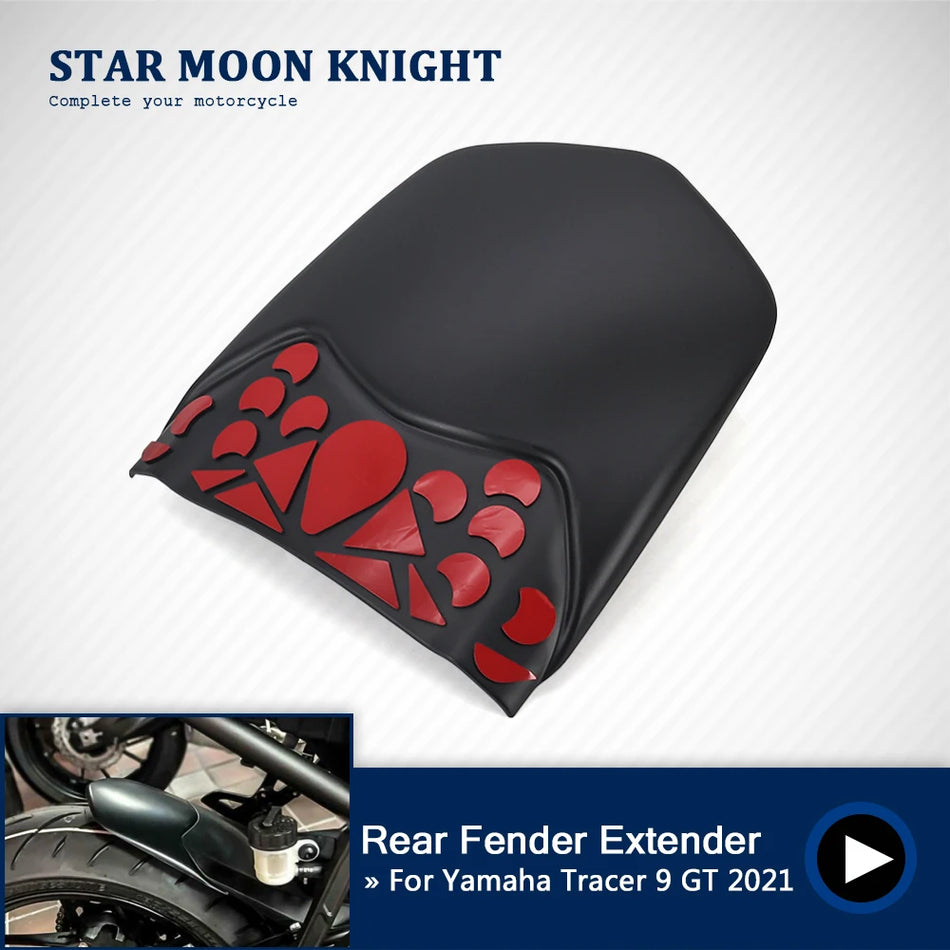 Yamaha Tracer 9 GT 2021 Bageste skærmforlænger skærm, holdbar mudderbeskytterforlængelse