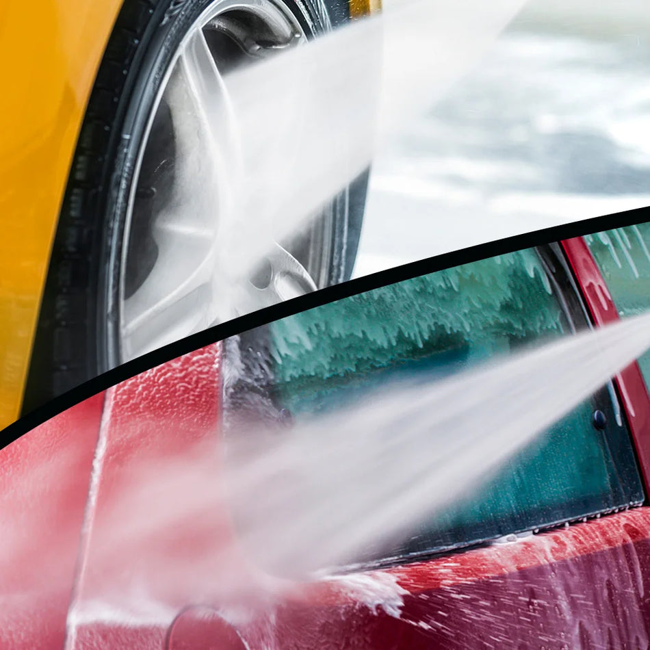 Automobilio aukšto slėgio plovimo purkštukai su rotaciniu turbo purkštuvu