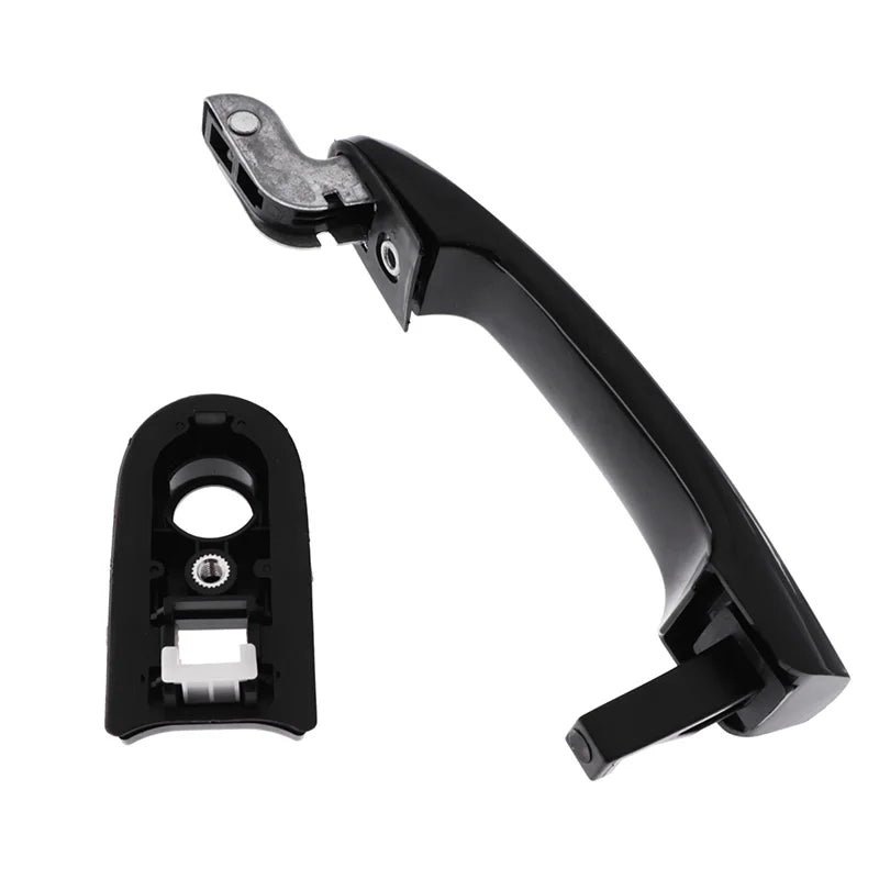 Външна дръжка на врата за Hyundai Tucson заместител черна пластмаса предна или задна 2004-2019