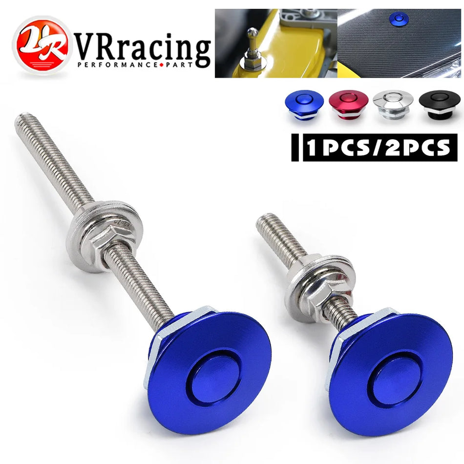 Sada zámků na kapotu s tlačítkem 1,25 palce z hliníku a nerezové oceli pro BMW