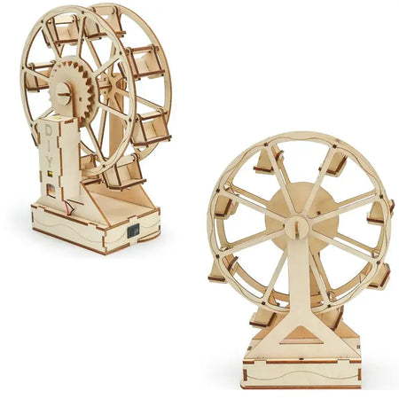 Creative Electric Ferris Wheel DIY Science Set Wooden Puzzle Craft Technology Educational Toys for Children Gift Idea by InterCyprus Trading Ltd