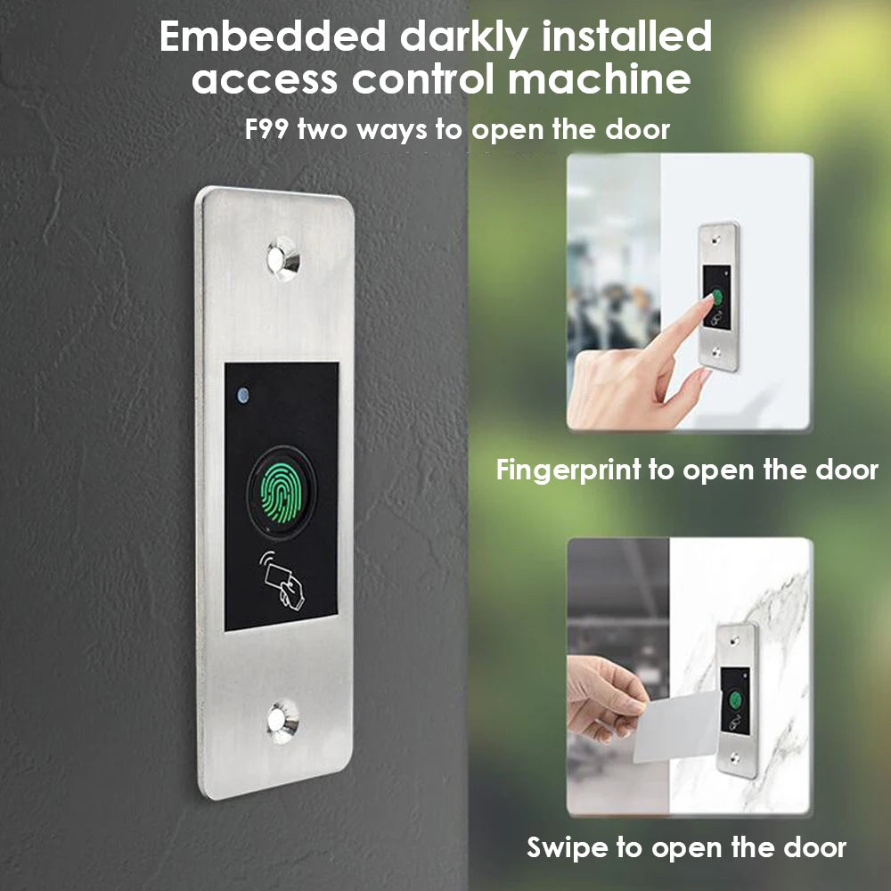 IP66 Waterproof Metal Embedded Access Control &ndash; Fingerprint