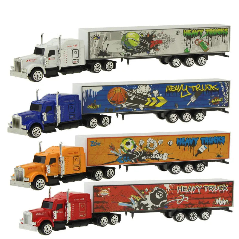Sliding Alloy Truck Model &ndash; Multi-Color Diecast Car for Kids
