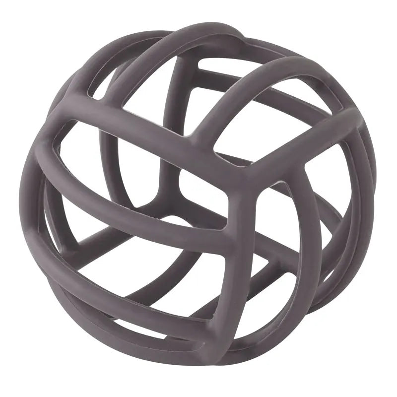 BPA Free Soft Silicone Teething Ball Toy for Infants 021-deep grey