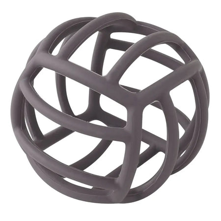 BPA Free Soft Silicone Teething Ball Toy for Infants 021-deep grey