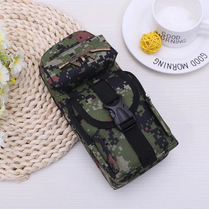 Mini Camouflage Schoolbag Pencil Case - Ideal for Students A5