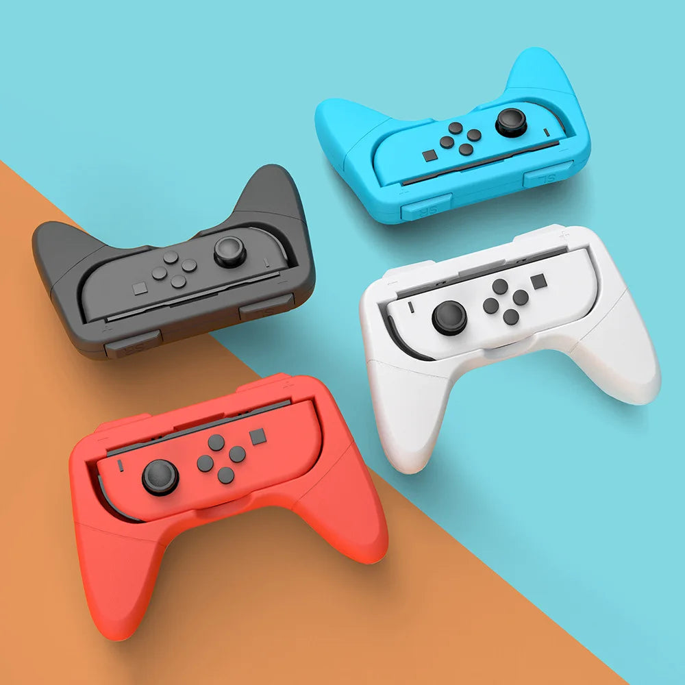 2pc Joycon Bracket Stand Holder Wheel &ndash; Comfortable Grip for Nintendo Switch OLED