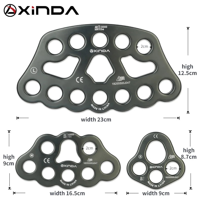 XINDA Four Hole Force Plate &ndash; Aluminum Magnesium Alloy
