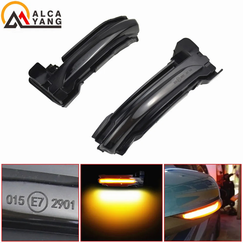 Miroirs de clignotant LED dynamique pour Ford Focus MK4