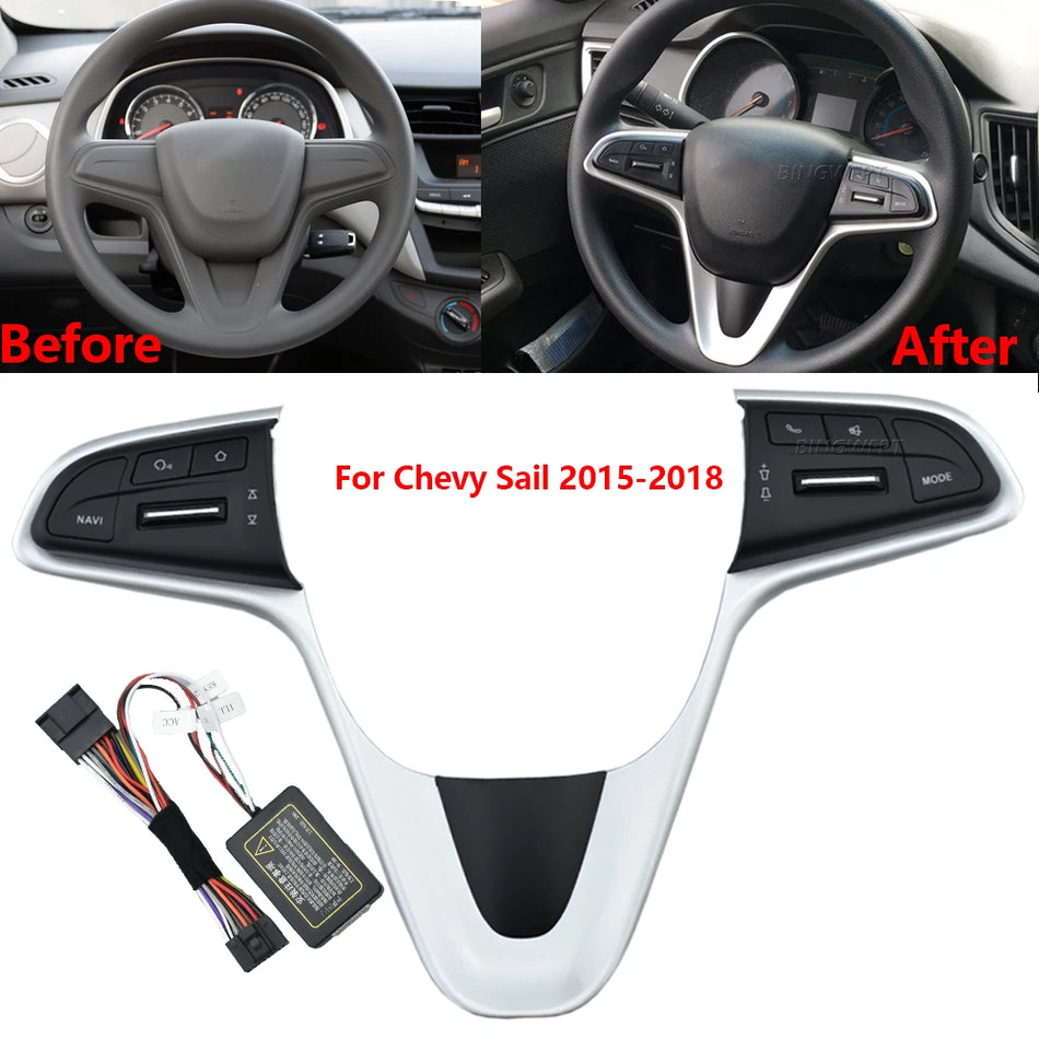 Steering Wheel Button Switch Multifunction for Chevrolet Sail 2015-2018