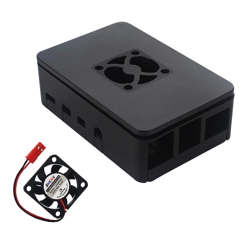 Raspberry Pi 4 ABS Case &ndash; Durable Protection with Cooling Support Case with Fan