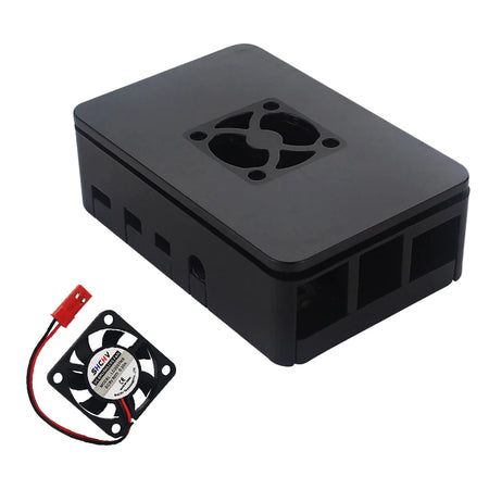 Raspberry Pi 4 ABS Case &ndash; Durable Protection with Cooling Support Case with Fan