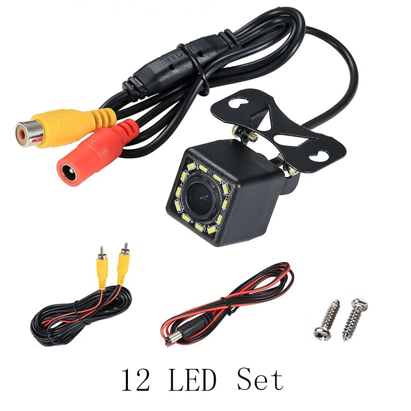 HD Car Rearview Camera 12 LED set