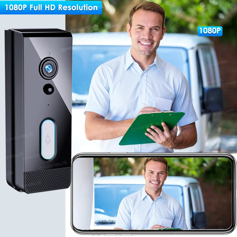Tuya WiFi Doorbell Camera Outdoor &ndash; Battery Powered
