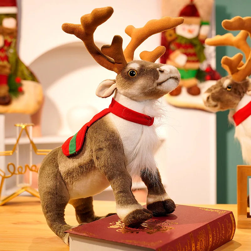 Plush Reindeer Toy for Christmas &amp; New Year Celebrations