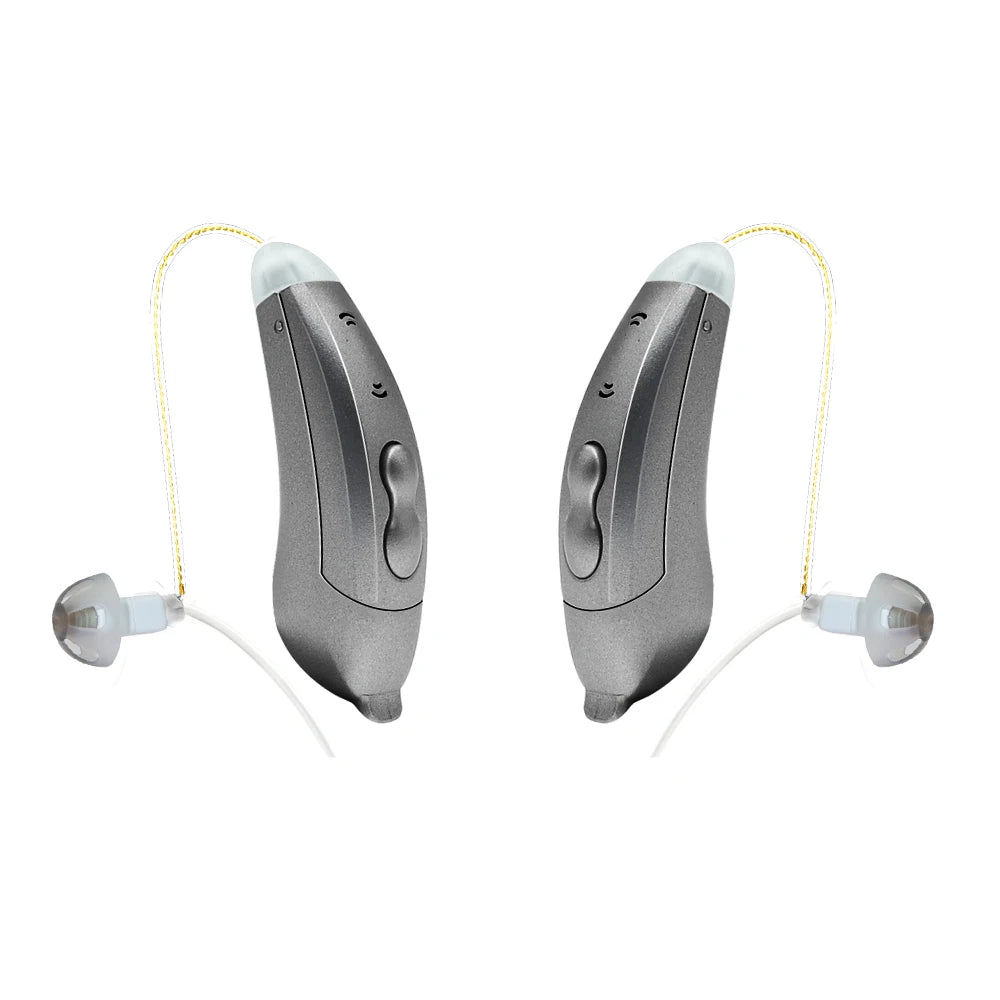 IncenSonic SF101 Digital Hearing Aids with Bluetooth and Mobile App Support SF101-Graphite-PAIR