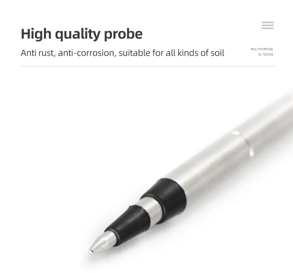 EC-316 Soil EC Tester - Digital ATC Conductivity Meter