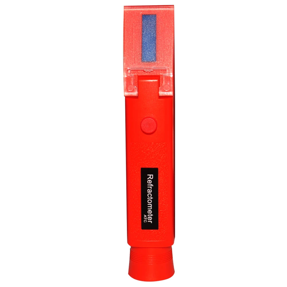 Handheld Refractometer 0-32 Percent Brix Meter &ndash; Wide Range red