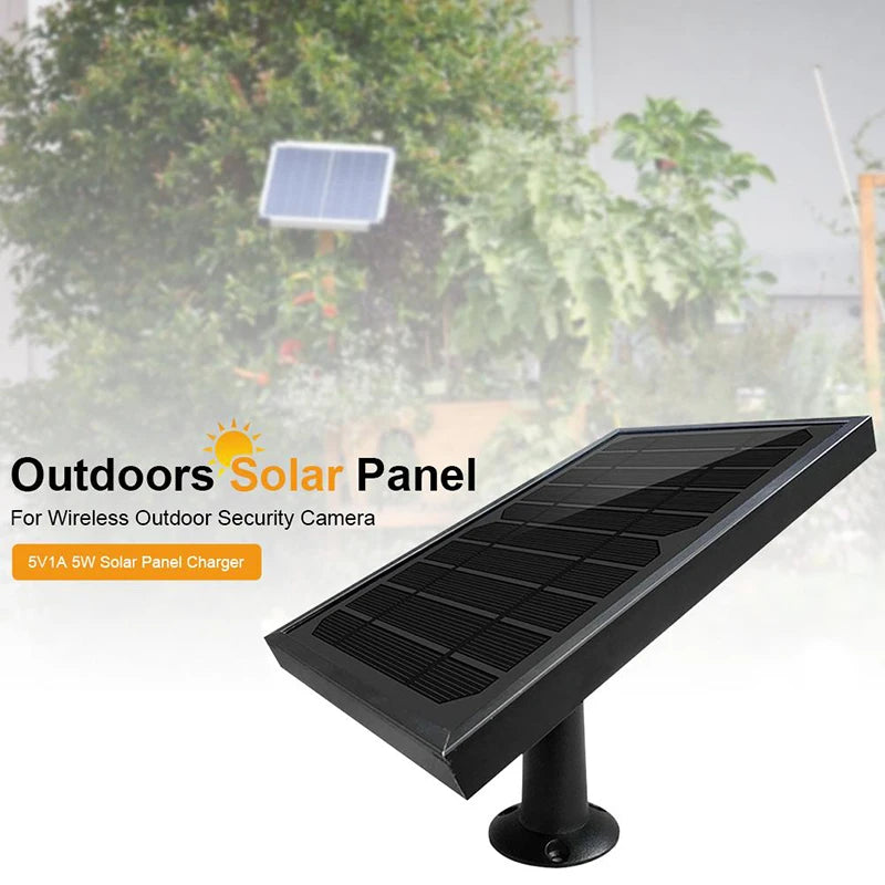 5W 1A Camera Solar Panel Charger Kit Bracket &ndash; Waterproof