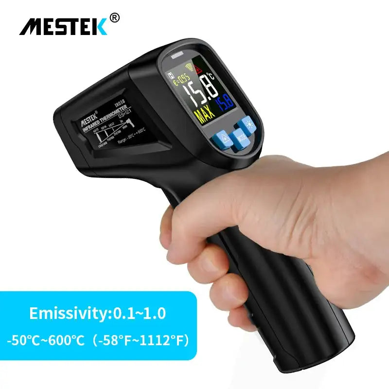 Mestek Infrared Thermometer IR03B NonContact Gun -50 to 600C