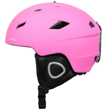 COPOZZ Unisex Safety Ski Helmet &ndash; Lightweight &amp; Adjustable for All Ages pink / S