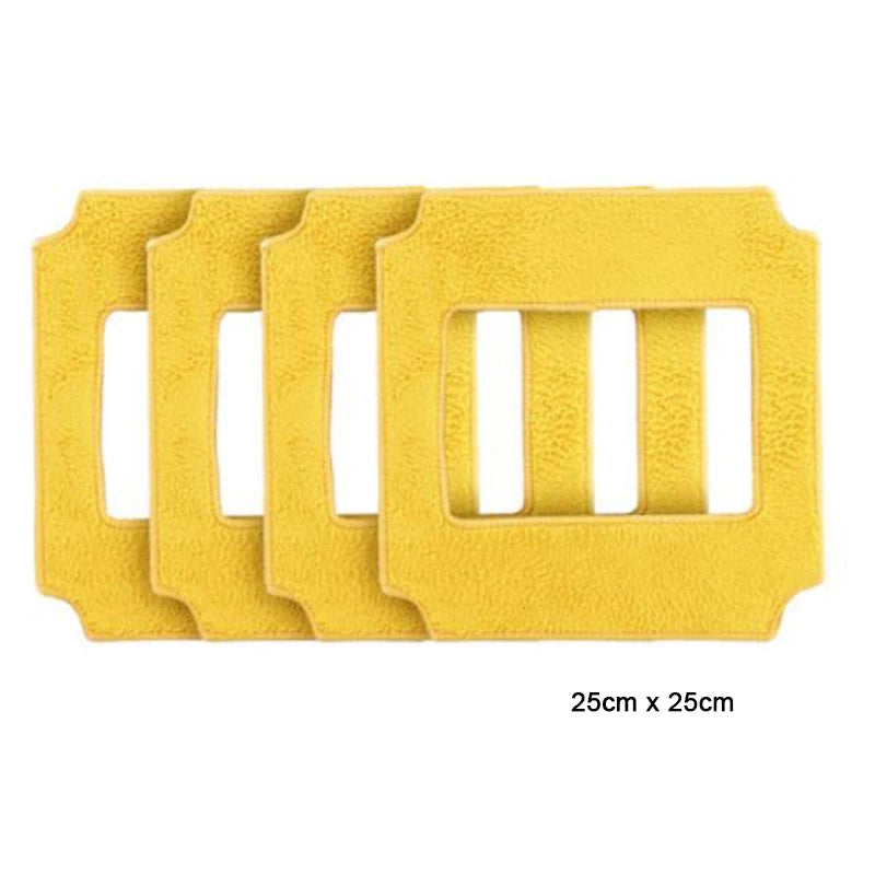 Panni per Pulizia Finestra Robot 4 Pezzi 25x25cm Giallo