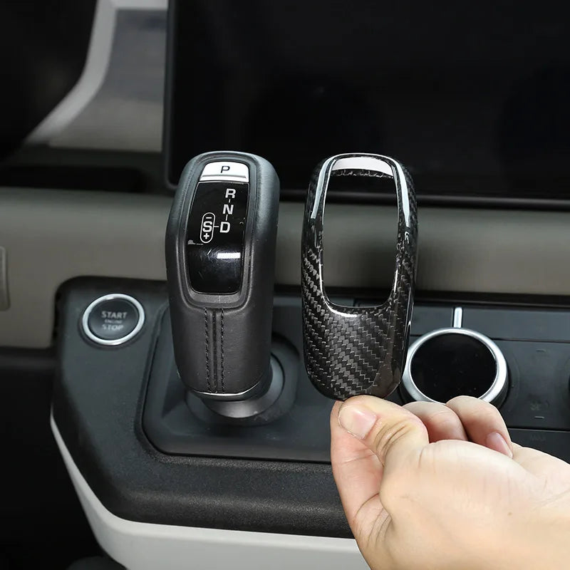 Реальная карбоновая крышка головки переключения передач для Defender 90 110