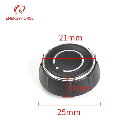 For Porsche Coupe 911 718 918 Boxster Cayman Car Center Console Audio Volume Knob Cover CD Control Switch Button Replacement by InterCyprus Trading Ltd