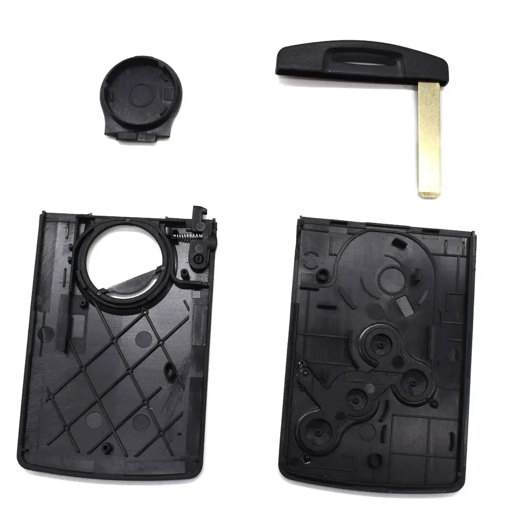 4 Buttons Key Shell For Renault Koleos Megane 2 3 Clio Captur Laguna Fob Remote Smart Card Key Case With Insert Small Key Blade by InterCyprus Trading Ltd