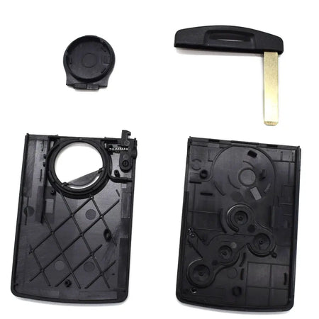 4 Buttons Key Shell For Renault Koleos Megane 2 3 Clio Captur Laguna Fob Remote Smart Card Key Case With Insert Small Key Blade by InterCyprus Trading Ltd