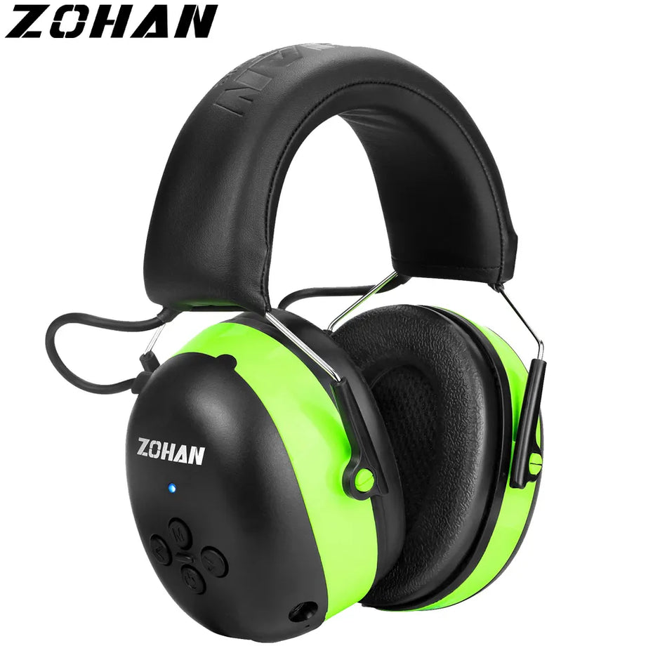 🟠 Защита за защиту слуха Zohan Bluetooth наушники наушники 5.0 Наушники. Безопасное шумоподобное снижение шумоподаса 25 дБ NRR Защитник для поднесения музыки