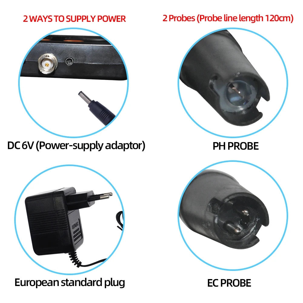 PH-2583 PH Conductivity Monitor &ndash; Digital Water Meter