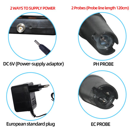 PH-2583 PH Conductivity Monitor &ndash; Digital Water Meter