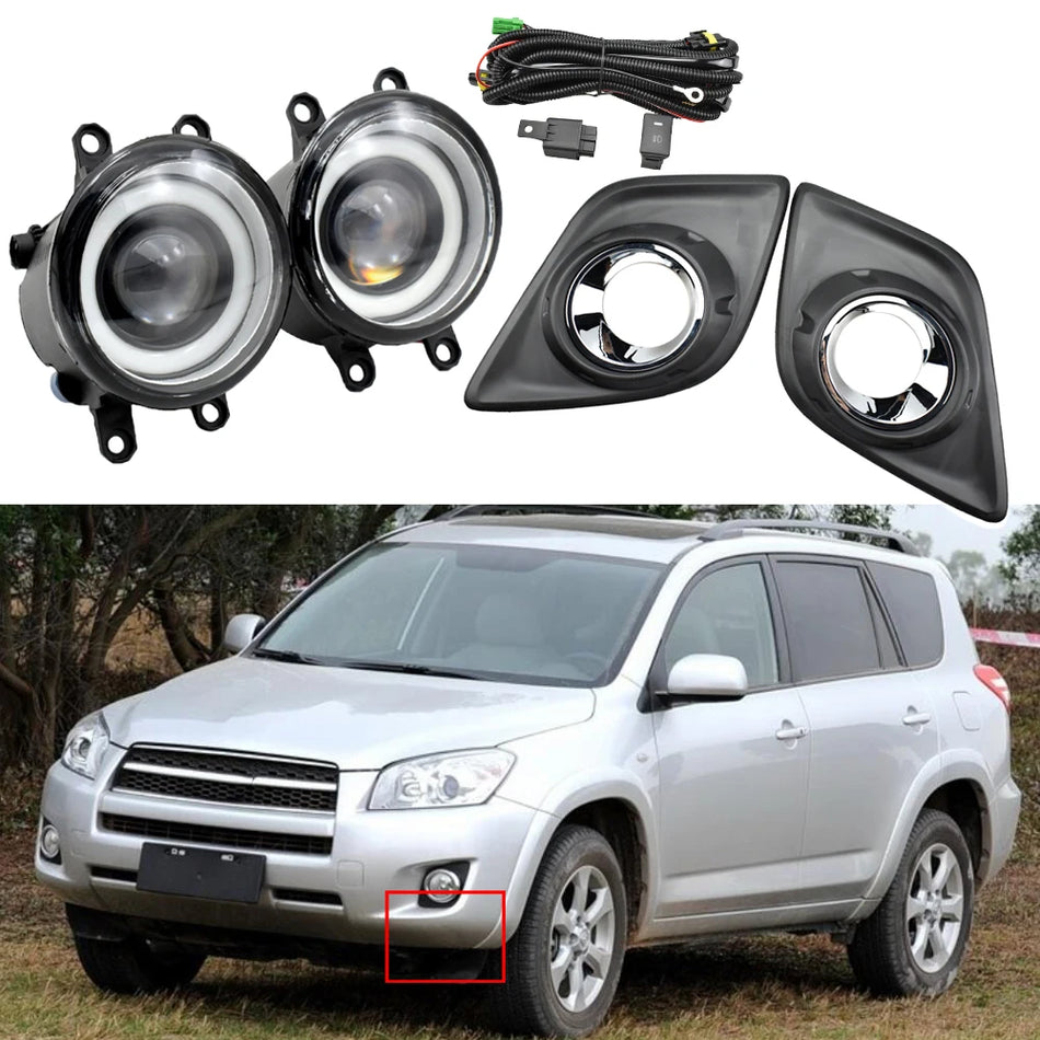 Miglas lukturu montāžas komplekts LED Toyota RAV4 2009-2012