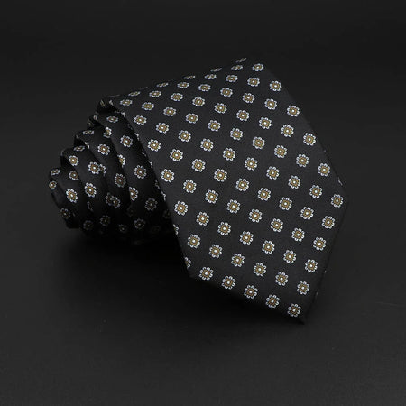 Paisley Floral Soft Silk Necktie for Men 2