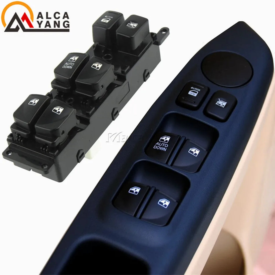 Interrupteur de fenêtre électrique passager ABS pour Hyundai Accent 2007-2010
