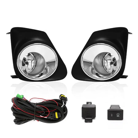 For Toyota Corolla Altis 2011 2012 2013 Fog Light Lamp Daytime Running Chrome Wires Switch Relay by InterCyprus Trading Ltd